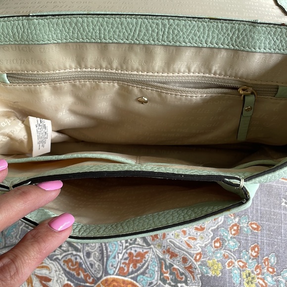 kate spade clutch/shoulder bag, mint green - Picture 11 of 15